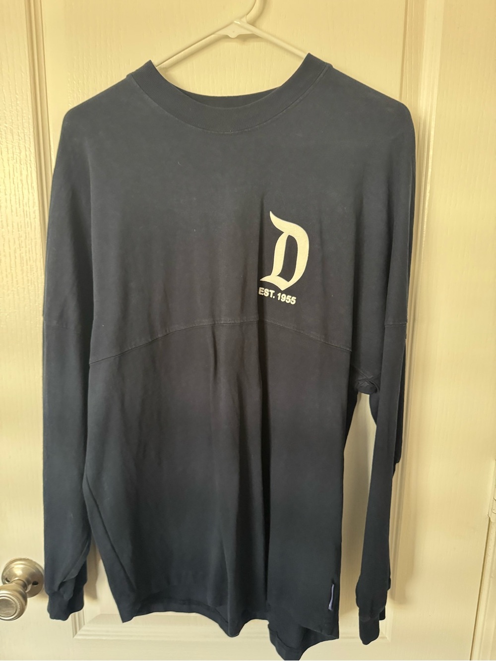 Disney Resort Graphic Long Sleeve Top in Dark Blue